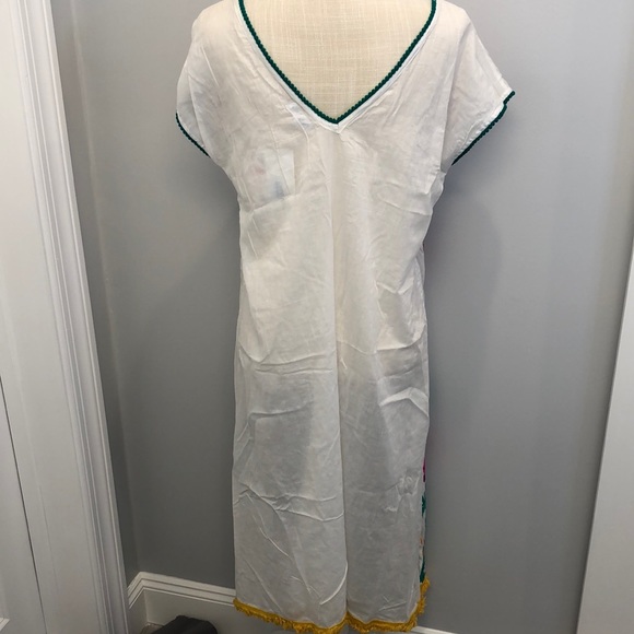 Pure Nordic Swimsuit Coverup Sundress with Floral Embroidery NWT - Picture 3 of 11